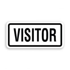 Visitor Sign