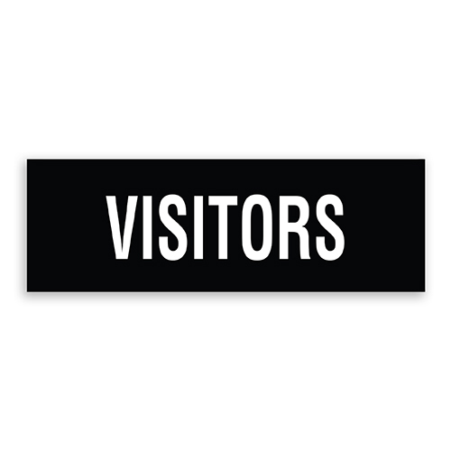 Visitors Sign