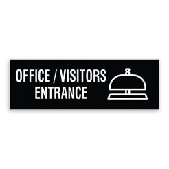 Office/Visitors Entrance Sign